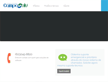 Tablet Screenshot of camposolv.com.br